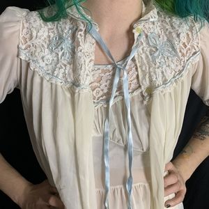 SOLD - Vintage Nightgown with Robe